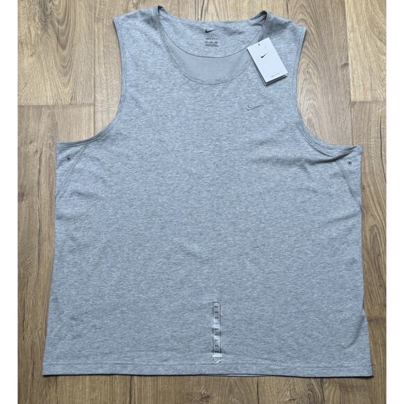 Nike Primary Versatile Tank Top Mens Size XXL Dri-Fit Gray Training NEW - Picture 4 of 15